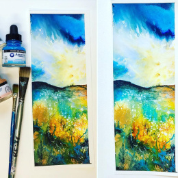 Watercolor brush series 55 Short Flat Nr 1.5 dans le groupe Matériels d'artistes / Pinceaux / Pinceaux aquarelle chez Pen Store (132947)