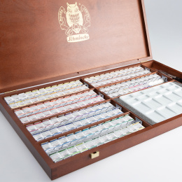 Horadam Aquarell Wood Ensemble de 140 dans le groupe Matériels d'artistes / Couleurs de l'artiste / Peinture aquarelle / Aquarelle en godet chez Pen Store (132973)