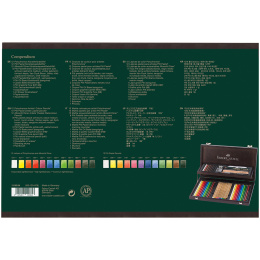 Art & Graphic Compendium Boîte en bois 54 pièces dans le groupe Stylos / Crayons d'artistes / Crayons de couleurs chez Pen Store (133052)