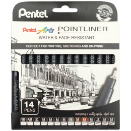 Pointliner Ensemble de 14 dans le groupe Stylos / Écrire / Feutres Fineliners chez Pen Store (133076)