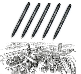 Pointliner Ensemble de 8 dans le groupe Stylos / Écrire / Feutres Fineliners chez Pen Store (133077)