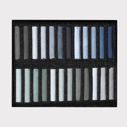 Soft Pastels Grey 24-set dans le groupe Matériels d'artistes / Craie et Graphite / Pastels secs chez Pen Store (133369)