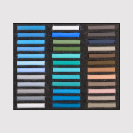 Soft Pastels Marine 36-set dans le groupe Matériels d'artistes / Craie et Graphite / Pastels secs chez Pen Store (133375)