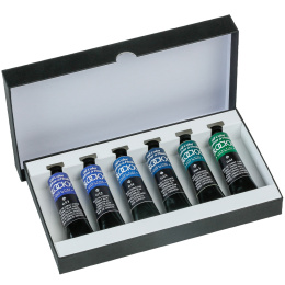 Huile Assortiment Cobalts 6 x 20 ml dans le groupe Matériels d'artistes / Couleurs de l'artiste / Peintures à l'huile chez Pen Store (133751)