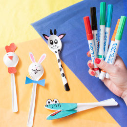 Decor Materials Paint Markers Lot de 12 dans le groupe Kids / Crayons pours les enfants / 5 ans + chez Pen Store (133760)