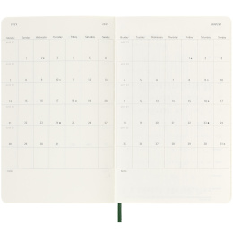 12M Daily Calendrier 2025 Hardcover Large Myrtle Green dans le groupe Papiers & Blocs / Calendriers et agendas / Calendriers 12 mois chez Pen Store (133763)