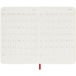 12M Daily Calendrier 2025 Hardcover Large Red dans le groupe Papiers & Blocs / Calendriers et agendas / Calendriers 12 mois chez Pen Store (133764)