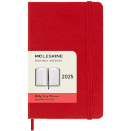 12M Daily Calendrier 2025 Hardcover Pocket Red dans le groupe Papiers & Blocs / Calendriers et agendas / Calendriers 12 mois chez Pen Store (133773)