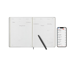 12M M+ Digital Planner Weekly Note 2025 XL Black dans le groupe Papiers & Blocs / Calendriers et agendas / Calendriers spéciaux chez Pen Store (133782)