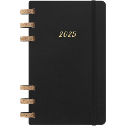 12M Spiral Planner 2025 Large Black dans le groupe Papiers & Blocs / Calendriers et agendas / Calendriers 12 mois chez Pen Store (133784)