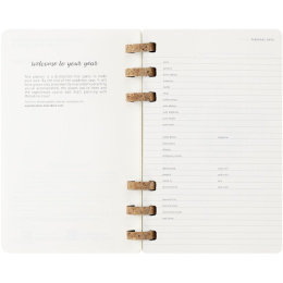 12M Spiral Planner 2025 Large Black dans le groupe Papiers & Blocs / Calendriers et agendas / Calendriers 12 mois chez Pen Store (133784)