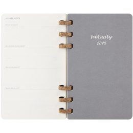 12M Spiral Planner 2025 Large Black dans le groupe Papiers & Blocs / Calendriers et agendas / Calendriers 12 mois chez Pen Store (133784)