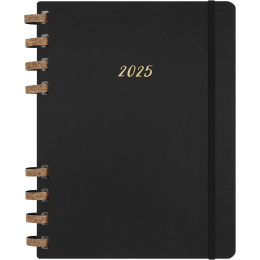 12M Spiral Planner 2025 XL Black dans le groupe Papiers & Blocs / Calendriers et agendas / Calendriers 12 mois chez Pen Store (133785)