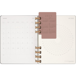 12M Spiral Planner 2025 XL Black dans le groupe Papiers & Blocs / Calendriers et agendas / Calendriers 12 mois chez Pen Store (133785)