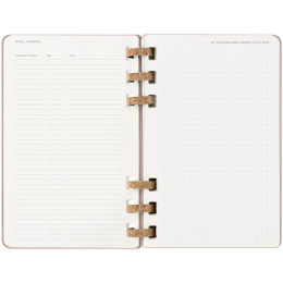 12M Spiral Planner 2025 XL Almond dans le groupe Papiers & Blocs / Calendriers et agendas / Calendriers 12 mois chez Pen Store (133786)