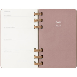 12M Spiral Planner 2025 XL Almond dans le groupe Papiers & Blocs / Calendriers et agendas / Calendriers 12 mois chez Pen Store (133786)