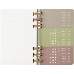 12M Spiral Planner 2025 Large Kiwi dans le groupe Papiers & Blocs / Calendriers et agendas / Calendriers 12 mois chez Pen Store (133787)