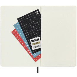 12M Weekly Planner Horizontal 2025 Hardcover Large Black dans le groupe Papiers & Blocs / Calendriers et agendas / Calendriers 12 mois chez Pen Store (133788)