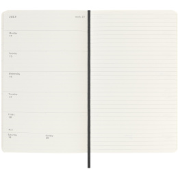 12M Weekly Notebook 2025 Hardcover Large Black dans le groupe Papiers & Blocs / Calendriers et agendas / Calendriers 12 mois chez Pen Store (133792)