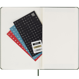 12M Weekly Notebook Hardcover 2025 Large Myrtle Green dans le groupe Papiers & Blocs / Calendriers et agendas / Calendriers 12 mois chez Pen Store (133794)