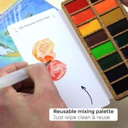 Peinture Aquarelle Original 16 couleurs dans le groupe Matériels d'artistes / Couleurs de l'artiste / Peinture aquarelle chez Pen Store (133835)