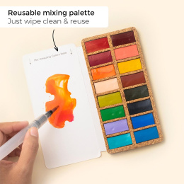 Peinture Aquarelle Spring 16 couleurs dans le groupe Matériels d'artistes / Couleurs de l'artiste / Peinture aquarelle chez Pen Store (133836)