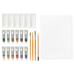 Simply Set d'acrylique 25 pcs dans le groupe Matériels d'artistes / Couleurs de l'artiste / Peinture acrylique chez Pen Store (133861)