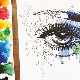 Simply Peindre des yeux à l'aquarelle étape par étape dans le groupe Matériels d'artistes / Couleurs de l'artiste / Peinture aquarelle chez Pen Store (133868)