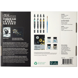 Mixed Media Metallic Ensemble de 10 dans le groupe Stylos / Crayons d'artistes / Feutres d'illustrations chez Pen Store (134064)