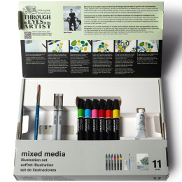 Mixed Media Illustration Ensemble de 11 dans le groupe Stylos / Crayons d'artistes / Feutres d'illustrations chez Pen Store (134065)