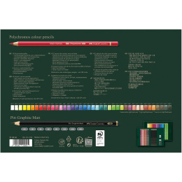 Polychromos & Pitt Graphite Mat Set 40 Crayons de couleur + 8 Crayons graphite dans le groupe Stylos / Crayons d'artistes / Crayons de couleurs chez Pen Store (134071)