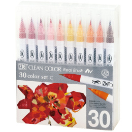 Clean Color Real Brush set Lot de 30 C dans le groupe Stylos / Crayons d'artistes / Feutres pinceaux chez Pen Store (134101)