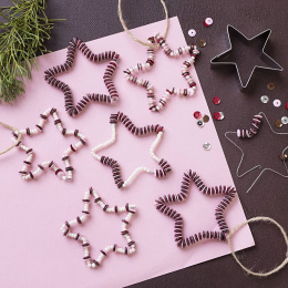 Pendentifs décoratifs DIY étoiles 6 pièces dans le groupe Loisirs créatifs / Fêtes et saisons / Artisanat de Noël chez Pen Store (134134)