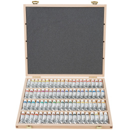 Horadam Aquarell Wooden Box 80x5 ml dans le groupe Matériels d'artistes / Couleurs de l'artiste / Peinture aquarelle chez Pen Store (134341)