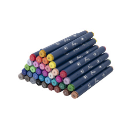 Dual-tip Markers dans une boîte en métal Lot de 36 dans le groupe Stylos / Crayons d'artistes / Feutres d'illustrations chez Pen Store (134422)