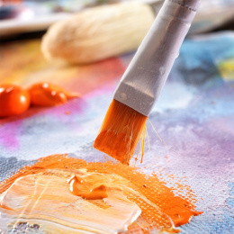 Set acrylique 24 couleurs (59 ml) + 12 pinceaux dans le groupe Matériels d'artistes / Couleurs de l'artiste / Peinture acrylique chez Pen Store (134423)