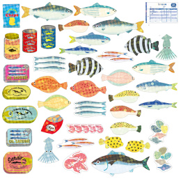 Hako Stickers Hunter Seafood dans le groupe Loisirs créatifs / Former / Stickers chez Pen Store (134445)