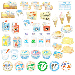 Hako Stickers Creamy Hills Farm dans le groupe Loisirs créatifs / Former / Stickers chez Pen Store (134447)