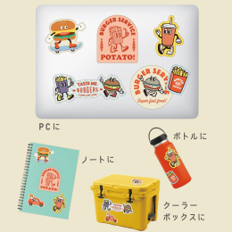 Hako Sticker pack Burgers dans le groupe Loisirs créatifs / Former / Stickers chez Pen Store (134457)