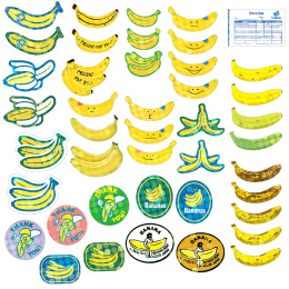 Hako Stickers Bananas dans le groupe Loisirs créatifs / Former / Stickers chez Pen Store (134459)