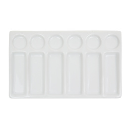 Artists palette rectangulaire en porcelaine 12x20 cm dans le groupe Matériels d'artistes / L'atelier / Palettes chez Pen Store (134469)