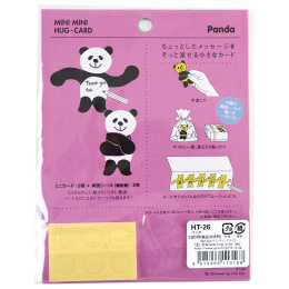 Mini cartes Panda Lot de 5 dans le groupe Loisirs créatifs / Fêtes et saisons / Cartes et enveloppes chez Pen Store (134504)