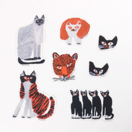 Sticker pack Miroco Machiko Cats dans le groupe Loisirs créatifs / Former / Stickers chez Pen Store (134509)