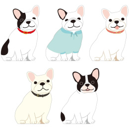 French Bulldog Memo dans le groupe Papiers & Blocs / Écrire et consigner / Post-it et blocs-notes chez Pen Store (134519)