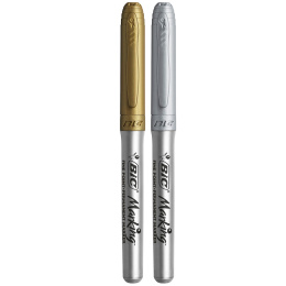 Intensity Metallic Gold & Silver Lot de 2 dans le groupe Stylos / Bureau / Marquers chez Pen Store (134537)