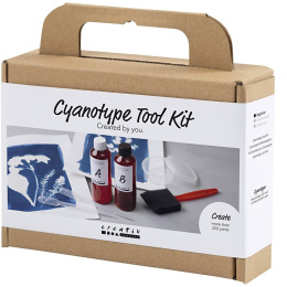 Mini DIY-kit Cyanotype Créez vos propres impressions cyanotypes dans le groupe Loisirs créatifs / Techniques / Cyanotype chez Pen Store (134600)