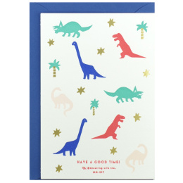 Carte de vœux Dinosaures dans le groupe Loisirs créatifs / Fêtes et saisons / Cartes et enveloppes chez Pen Store (134627)