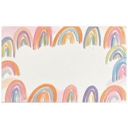 Cartes avec enveloppes paquet de 5 Arc-en-ciel dans le groupe Loisirs créatifs / Fêtes et saisons / Cartes et enveloppes chez Pen Store (134634)