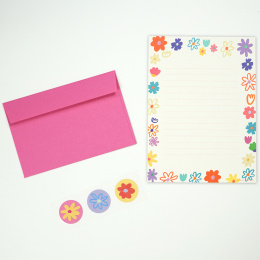 Papier à lettres Flowers dans le groupe Loisirs créatifs / Fêtes et saisons / Cartes et enveloppes chez Pen Store (134641)