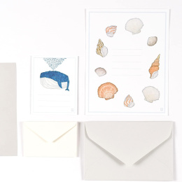 Papier à lettres Yusuke Yonezu Whale dans le groupe Loisirs créatifs / Fêtes et saisons / Cartes et enveloppes chez Pen Store (134643)